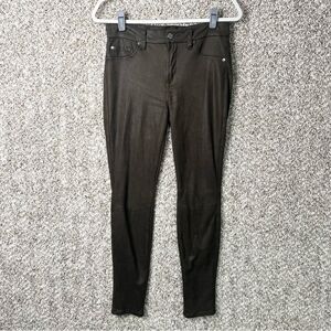 7 For All Mankind Pants Women’s 27 Green Suede Skinny